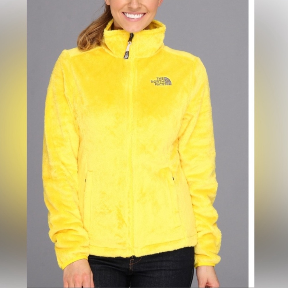 The North Face Women's Bright Yellow Teddy Jacket